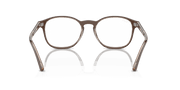 Clear Lenses, Polished Brown On Transparent Light Brown Frame