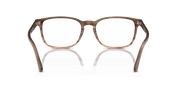 Clear Lenses, Polished Striped Brown & Green Frame