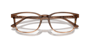 Clear Lenses, Polished Striped Brown & Green Frame