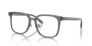 Clear Lenses, Polished Transparent Grey Frame