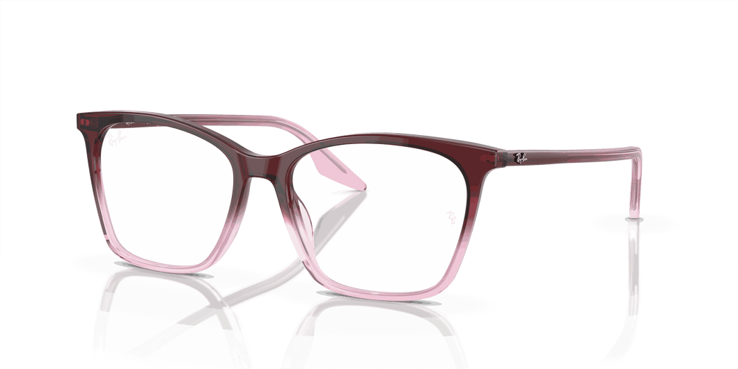 [Clear Lenses, Polished Red & Pink Frame]