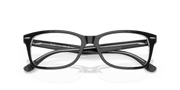 Clear Lenses, Polished Black On Transparent Frame