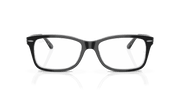 Clear Lenses, Polished Black On Transparent Frame