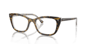 Clear Lenses, Polished Havana On Transparent Frame