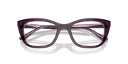 Clear Lenses, Polished Violet On Transparent Pink Frame