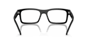 Clear Lenses, Polished Black Frame