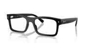 Clear Lenses, Polished Black Frame