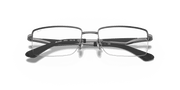 Clear Lenses, Polished Gunmetal Frame