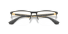 [Clear Lenses, Polished Black On Gold Frame]