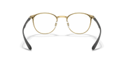 Clear Lenses, Matte Black On Gold Frame