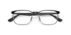 [Clear Lenses, Polished Black On Silver Frame]