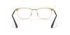 [Clear Lenses, Polished Black On Gold Frame]