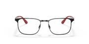 Clear Lenses, Polished Black Frame