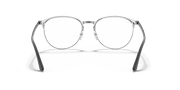 Clear Lenses, Polished Black On Silver Frame