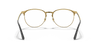 [Clear Lenses, Polished Black On Gold Frame]