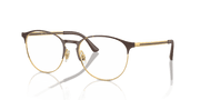 Clear Lenses, Polished Havana On Gold Frame