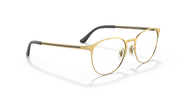 Clear Lenses, Matte Gold Frame