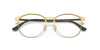 [Clear Lenses, Matte Gold Frame]