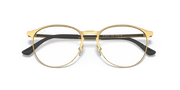 Clear Lenses, Matte Gold Frame