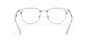 Clear Lenses, Polished Silver Frame