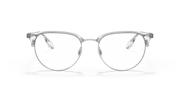 Clear Lenses, Polished Silver Frame