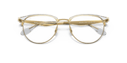 Clear Lenses, Polished Arista Gold Frame