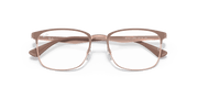 Clear Lenses, Polished Beige On Copper Frame