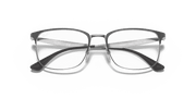 Clear Lenses, Polished Grey On Silver Frame