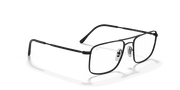 Clear Lenses, Polished Black Frame