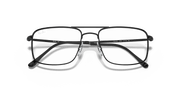 Clear Lenses, Polished Black Frame