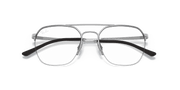 Clear Lenses, Polished Silver Frame