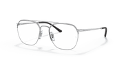 Clear Lenses, Polished Silver Frame