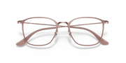 Clear Lenses, Polished Beige On Copper Frame