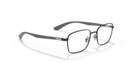 Clear Lenses, Polished Black Frame