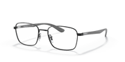 Clear Lenses, Polished Black Frame