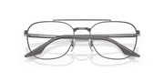 Clear Lenses, Polished Gunmetal Frame