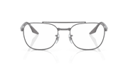 Clear Lenses, Polished Gunmetal Frame