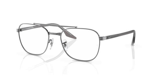 [Clear Lenses, Polished Gunmetal Frame]