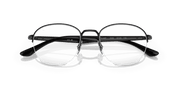 Clear Lenses, Polished Black Frame