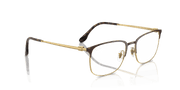 Clear Lenses, Polished Havana On Gold Frame