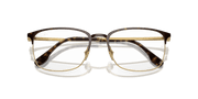 Clear Lenses, Polished Havana On Gold Frame