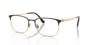 Clear Lenses, Polished Havana On Gold Frame