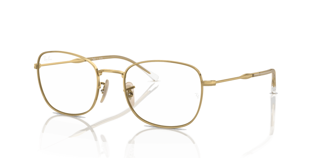 [Clear Lenses, Polished Arista Gold Frame]