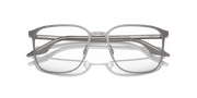 Clear Lenses, Polished Gunmetal Frame