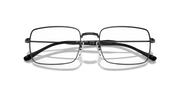 Clear Lenses, Polished Black Frame