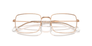 Clear Lenses, Polished Rose Gold Frame