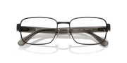 Clear Lenses, Polished Black Frame