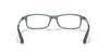 [Clear Lenses, Matte Black On Green Frame]