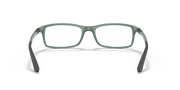 Clear Lenses, Matte Black On Green Frame