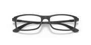 Clear Lenses, Matte Black On Green Frame